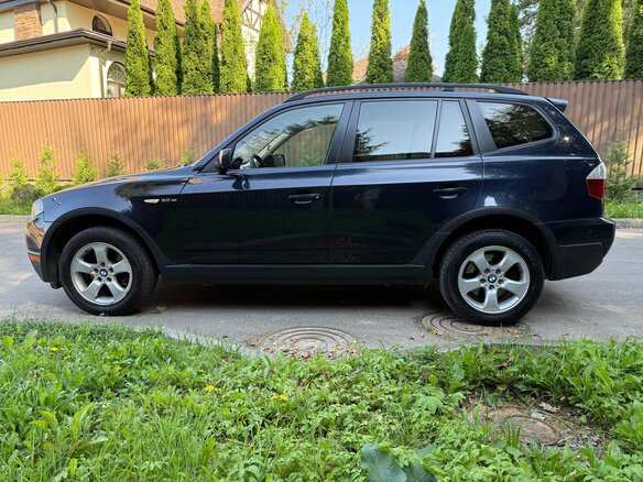 2007 BMW X3 30i I (E83) Рестайлинг, синий, 1000000 рублей - вид 8