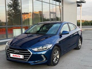 2017 Hyundai Elantra VI (AD), синий, 1200000 рублей, вид 1