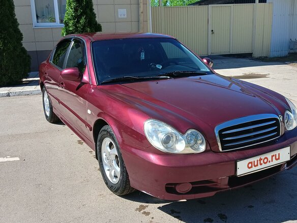 2007 Hyundai Sonata ТагАЗ IV (EF) Рестайлинг, красный, 470000 рублей - вид 2