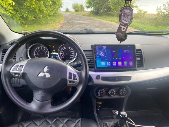 2007 Mitsubishi Lancer X, синий, 620000 рублей - вид 6