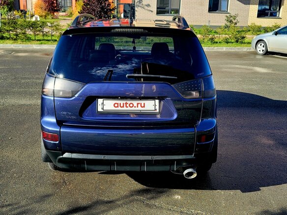 2008 Mitsubishi Outlander II, синий, 1250000 рублей - вид 11