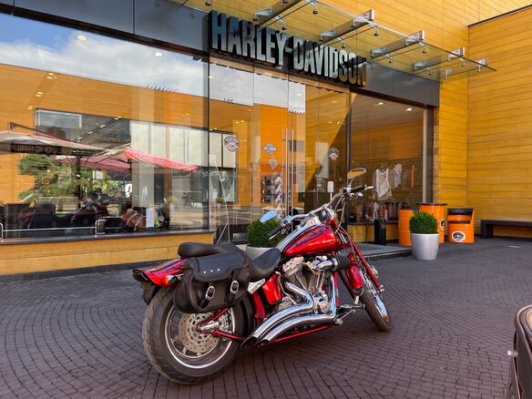 2007 Harley-Davidson CVO, красный - вид 35