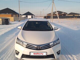 2013 Toyota Corolla XI (E160, E170, E180), белый, 1370000 рублей, вид 2