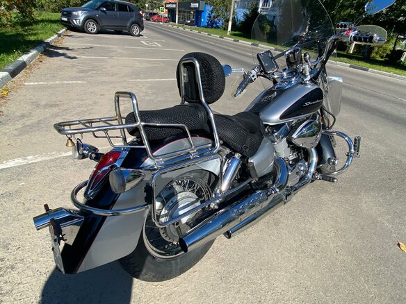 2008 Honda Shadow 750, серебристый, 500000 рублей - вид 2