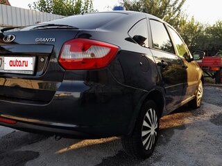 2017 Lada (ВАЗ) Granta I, чёрный, 600000 рублей, вид 4