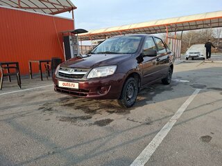 2013 Lada (ВАЗ) Granta I, пурпурный, 520000 рублей, вид 2