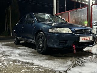 1997 Mazda 323 V (BA), синий, 320000 рублей, вид 3