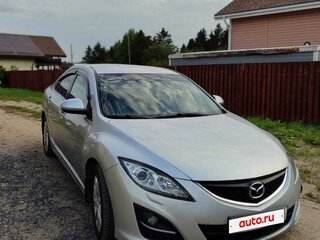 2011 Mazda 6 II (GH) Рестайлинг, серебристый, 890000 рублей, вид 2