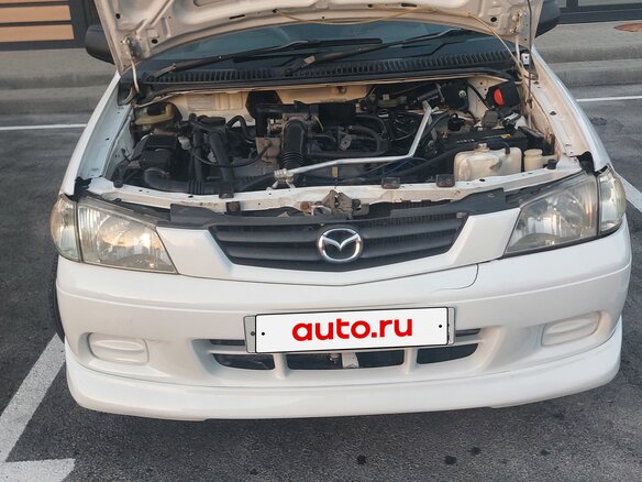 2000 Mazda Demio I (DW), белый, 260000 рублей - вид 1