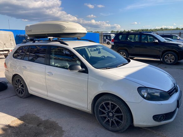 2009 Volkswagen Golf VI, белый, 1000000 рублей - вид 3