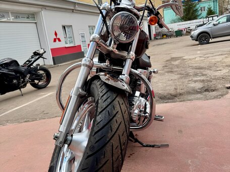 2012 Harley-Davidson Sportster 1200, коричневый, 1000000 рублей, вид 1
