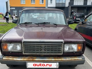 2006 Lada (ВАЗ) 2107, пурпурный, 115000 рублей, вид 2