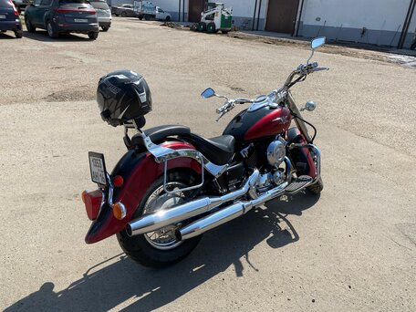 2005 Yamaha XVS650 Drag Star, красный, 450000 рублей, вид 3