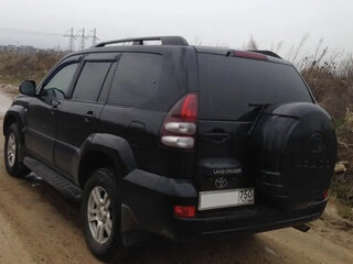2008 Toyota Land Cruiser Prado 4-speed 120 Series Рестайлинг, чёрный, 2400000 рублей, вид 3