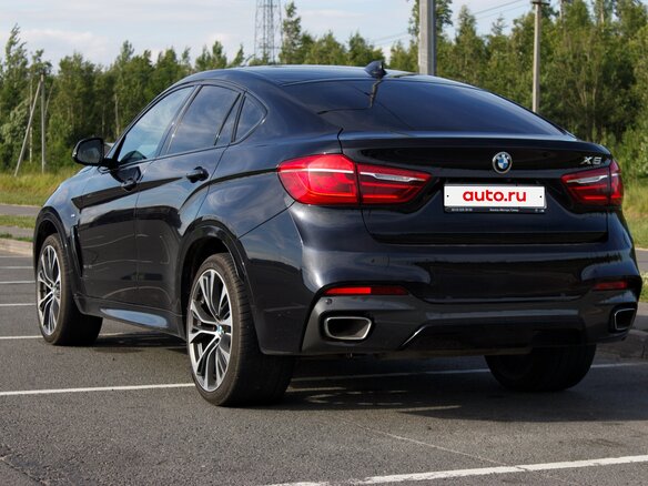 2018 BMW X6 40d II (F16), чёрный, 4150000 рублей - вид 6