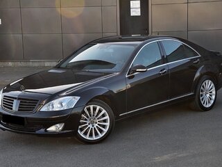 2008 Mercedes-Benz S-Класс 320 V (W221), чёрный, 1250000 рублей, вид 2