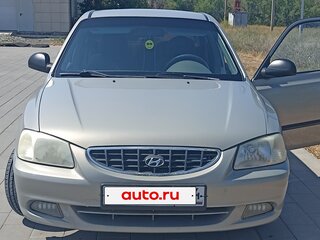 2008 Hyundai Accent ТагАЗ II, бежевый, 395000 рублей, вид 1