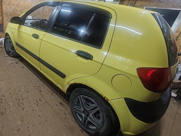 2006 Hyundai Getz I Рестайлинг, жёлтый, 350000 рублей - вид 4