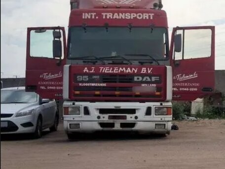 1992 DAF XF 95, красный, 900000 рублей, вид 2