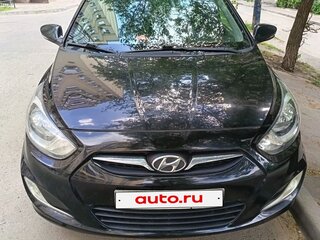 2011 Hyundai Solaris I, чёрный, 599000 рублей, вид 1
