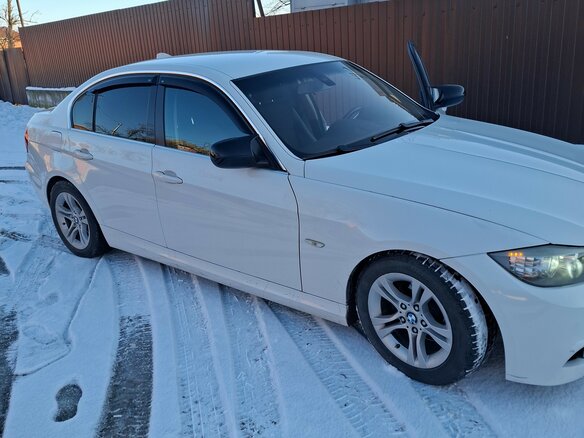 2008 BMW 3 серии 325i V (E90/E91/E92/E93) Рестайлинг, белый, 1280000 рублей - вид 8