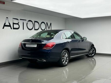 2015 Mercedes-Benz C-Класс 200 IV (W205), синий, 2021000 рублей, вид 4