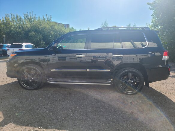 2012 Lexus LX 570 III Рестайлинг, чёрный, 4600000 рублей - вид 6