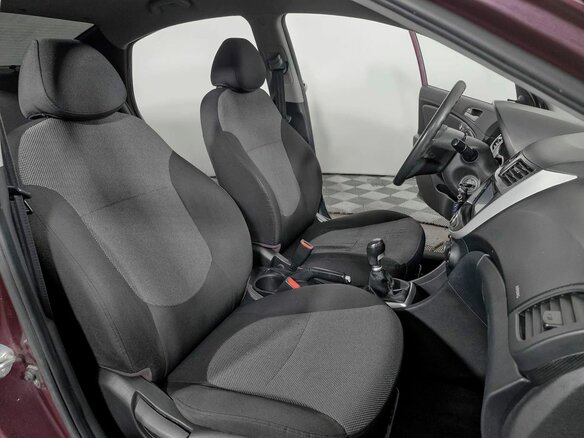2012 Hyundai Solaris I, фиолетовый, 479000 рублей - вид 13