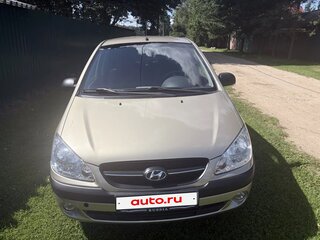 2009 Hyundai Getz I Рестайлинг, бежевый, 599000 рублей, вид 2