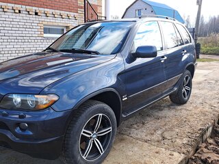 2006 BMW X5 3.0i I (E53) Рестайлинг, синий, 1360000 рублей, вид 1