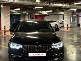 2019 BMW 5 серии 530i VII (G30/G31/G38), чёрный, 1670000 рублей, вид 2