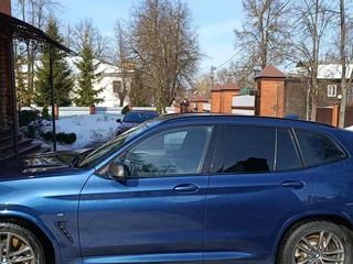 2021 BMW X3 20d xDrive III (G01), синий, 4900000 рублей, вид 4