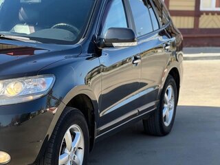 2009 Hyundai Santa Fe II, чёрный, 950000 рублей, вид 3