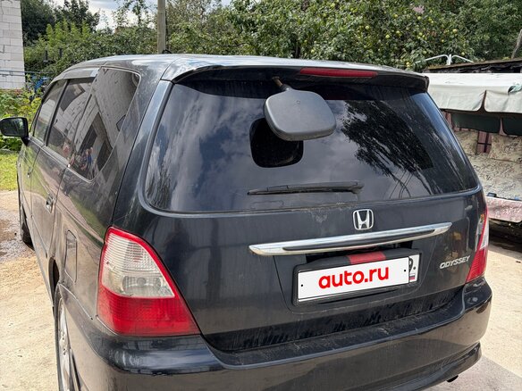 2003 Honda Odyssey II Рестайлинг, чёрный, 395000 рублей - вид 1