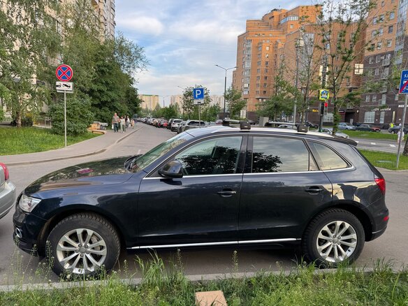 2014 Audi Q5 I (8R) Рестайлинг, синий, 3100000 рублей - вид 9