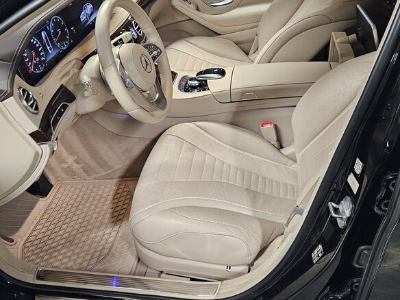 2019 Mercedes-Benz S-Класс 560 Long VI (W222, C217) Рестайлинг, чёрный, 4050000 рублей - вид 5