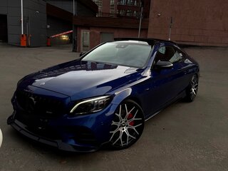 2019 Mercedes-Benz C-Класс AMG 43 AMG IV (W205) Рестайлинг, синий, 4350000 рублей, вид 1