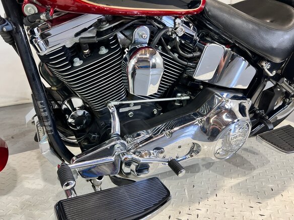 1998 Harley-Davidson Fat Boy, пурпурный, 770000 рублей - вид 26