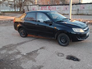 2015 Lada (ВАЗ) Granta I, чёрный, 320000 рублей, вид 2