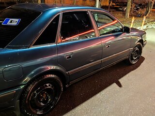 1991 Audi 100 IV (C4), чёрный, 400000 рублей, вид 3