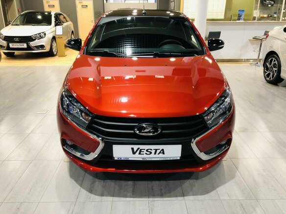 2022 Lada (ВАЗ) Vesta I, красный - вид 1