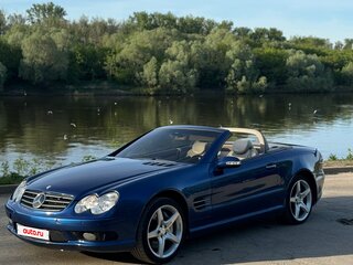 2002 Mercedes-Benz SL-Класс AMG 55 AMG II (R230), синий, 1360000 рублей, вид 2