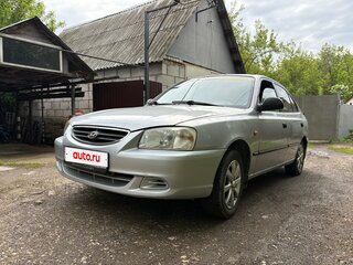 2006 Hyundai Accent ТагАЗ II, серебристый, 350000 рублей, вид 1