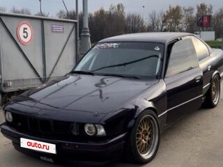 1991 BMW 5 серии 525i III (E34), чёрный, 666000 рублей, вид 1