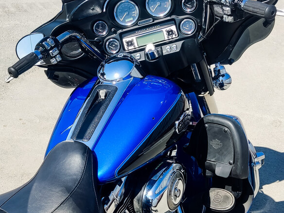 2008 Harley-Davidson Electra Glide, синий, 775000 рублей - вид 17
