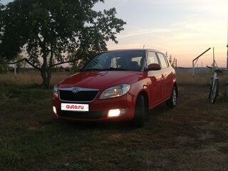 2012 Skoda Fabia II Рестайлинг, красный, 525000 рублей, вид 4