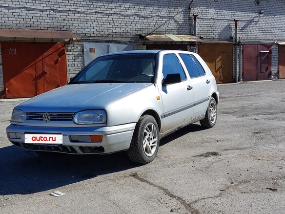 1995 Volkswagen Golf III, серый, 130000 рублей