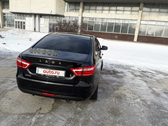 2020 Lada (ВАЗ) Vesta I, чёрный, 1400000 рублей - вид 8