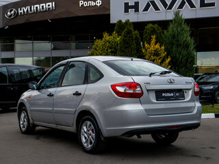 2014 Lada (ВАЗ) Granta I, серебристый, 343000 рублей, вид 5