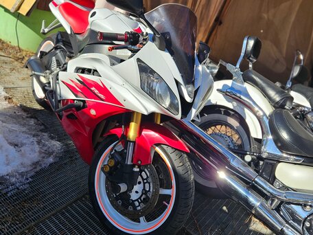 2006 Yamaha YZF-R6, белый, 770000 рублей, вид 4